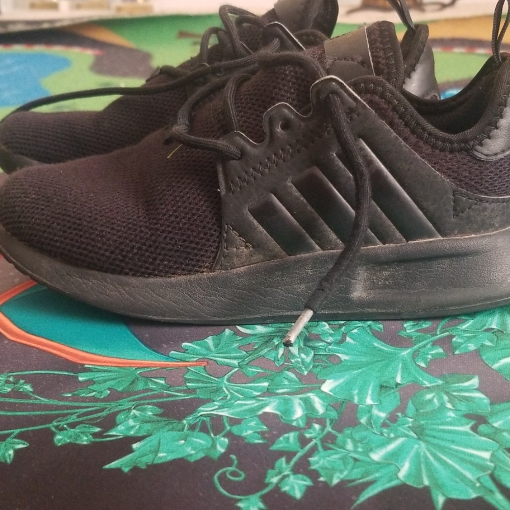 Little Boy Adidas Black